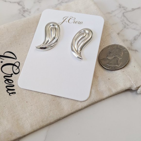 J. Crew Paisley Stud Earrings - Picture 5 of 5